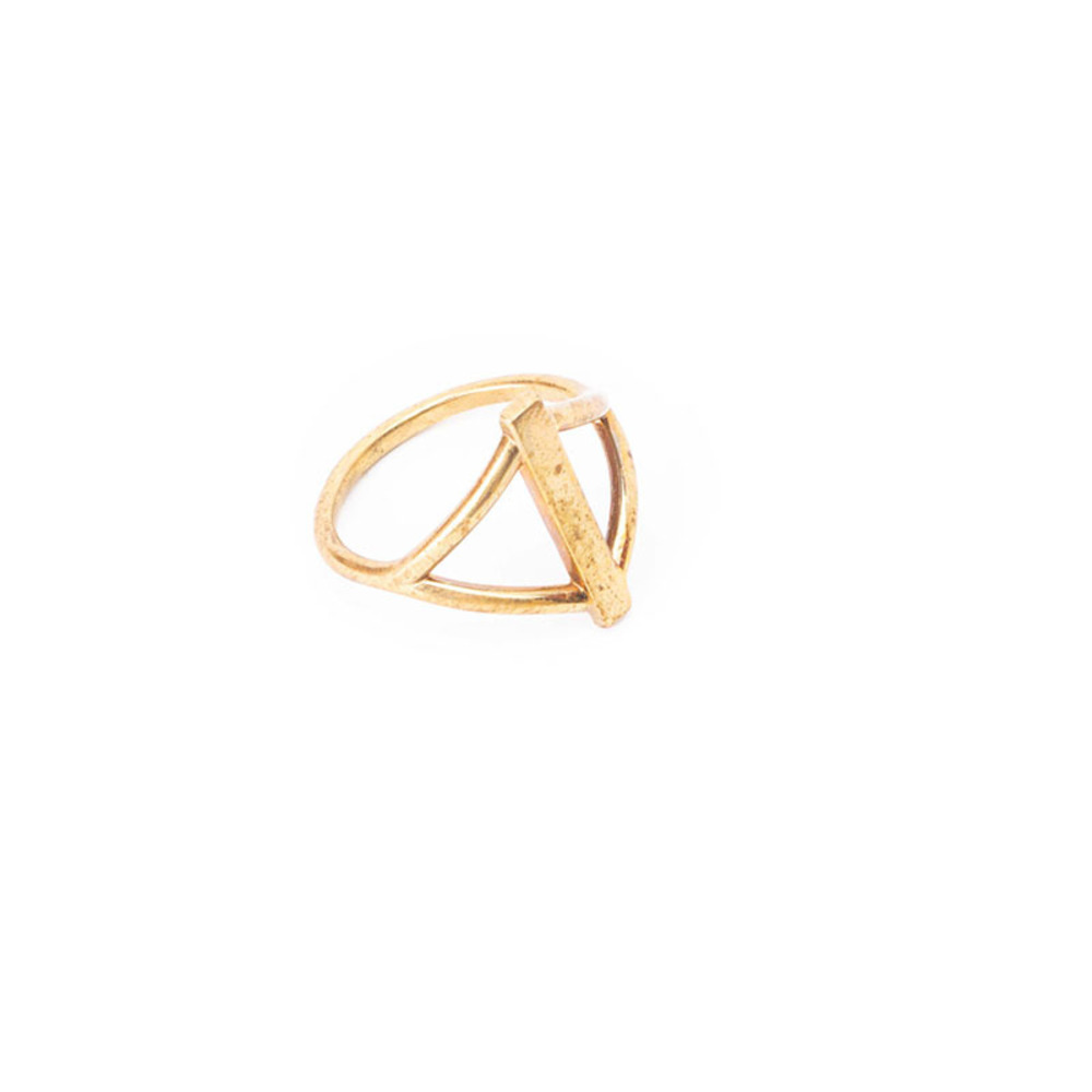 Pamela Love Ring Women size M Dark Goldenrod
